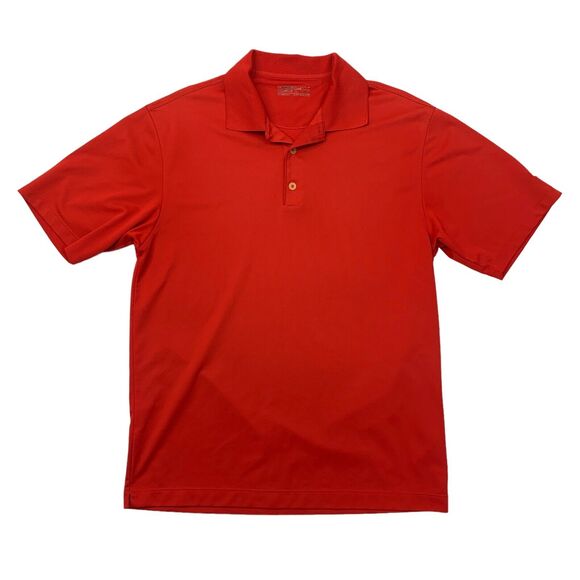 Nike Golf Shirt Mens M Medium Red Short Sleeve FitDry Performance Polo - Picture 1 of 11